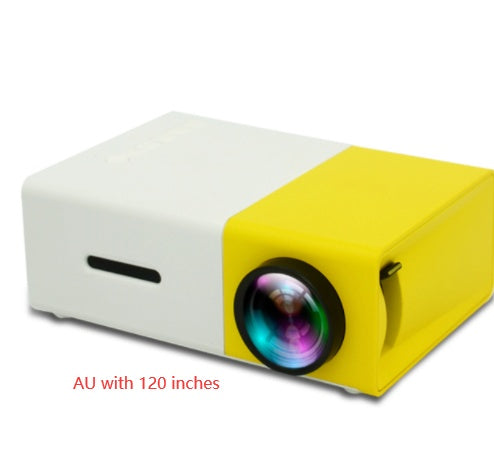 Mini Projecteur Portable YG300 – LED HD 1080P, HDMI, USB, Cinéma Maison
