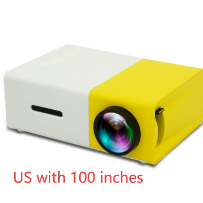 Mini Projecteur Portable YG300 – LED HD 1080P, HDMI, USB, Cinéma Maison