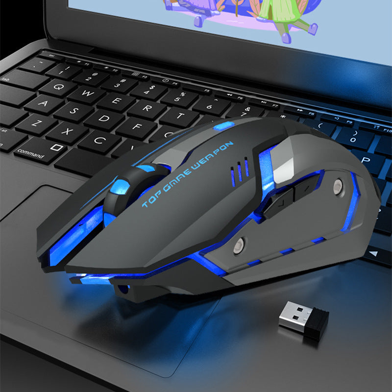 Souris Gaming Sans Fil Silencieuse Ergonomique