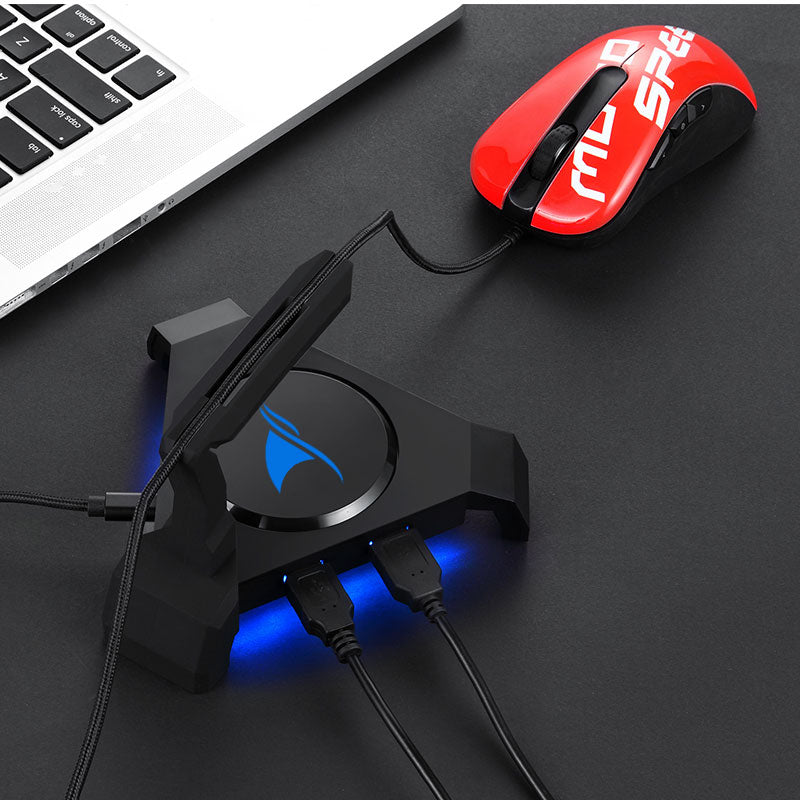 Hub USB 4 Ports avec Éclairage RGB – Dock Universel PC & Laptop