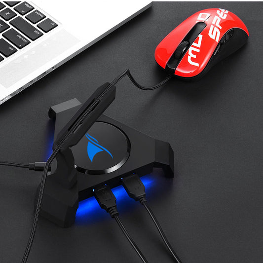 Hub USB 4 Ports avec Éclairage RGB – Dock Universel PC & Laptop