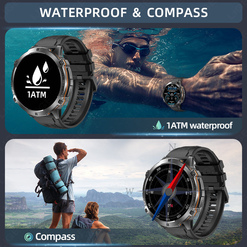 Smartwatch X3 HD — Appels Bluetooth, Suivi Santé & Sport