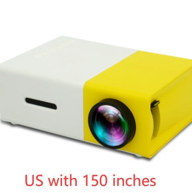 Mini Projecteur Portable YG300 – LED HD 1080P, HDMI, USB, Cinéma Maison