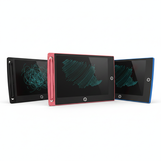 Hero Shot Ardoise LCD Noir Bleu Rouge