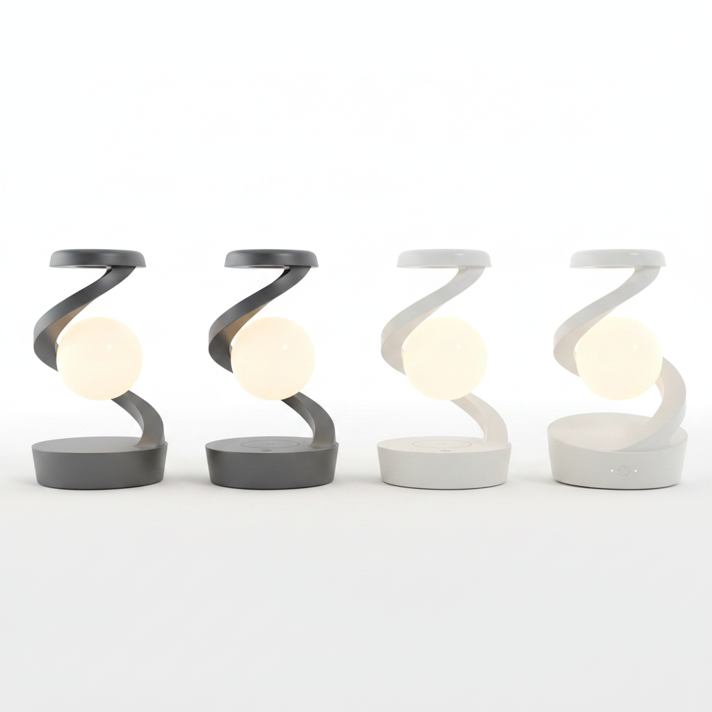 Hero Shot — Lampe Lune Rotative
