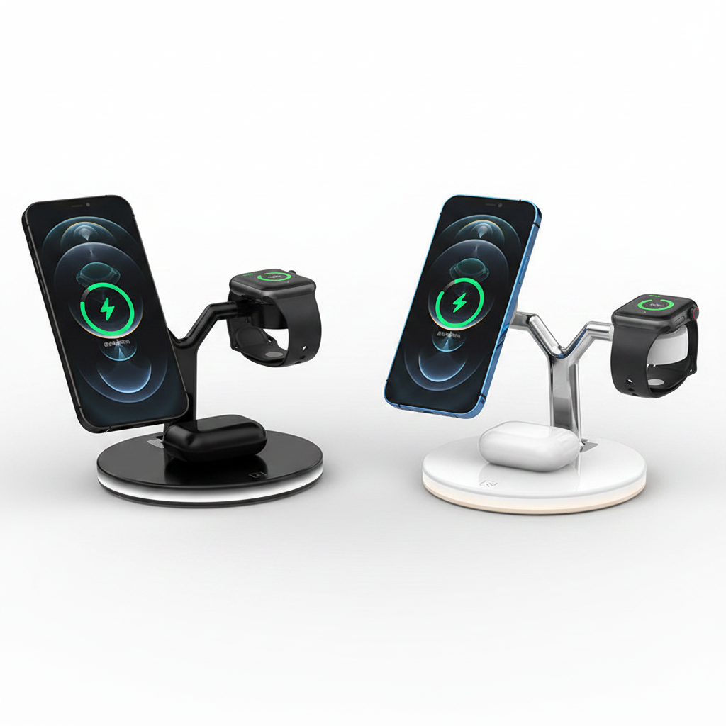 Hero Shot Station 3-en-1 15W Noir & Blanc
