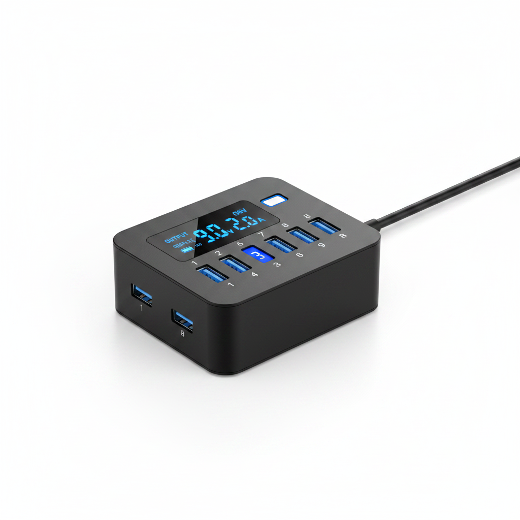 Hero Shot Station de Charge 8 Ports XINNIER