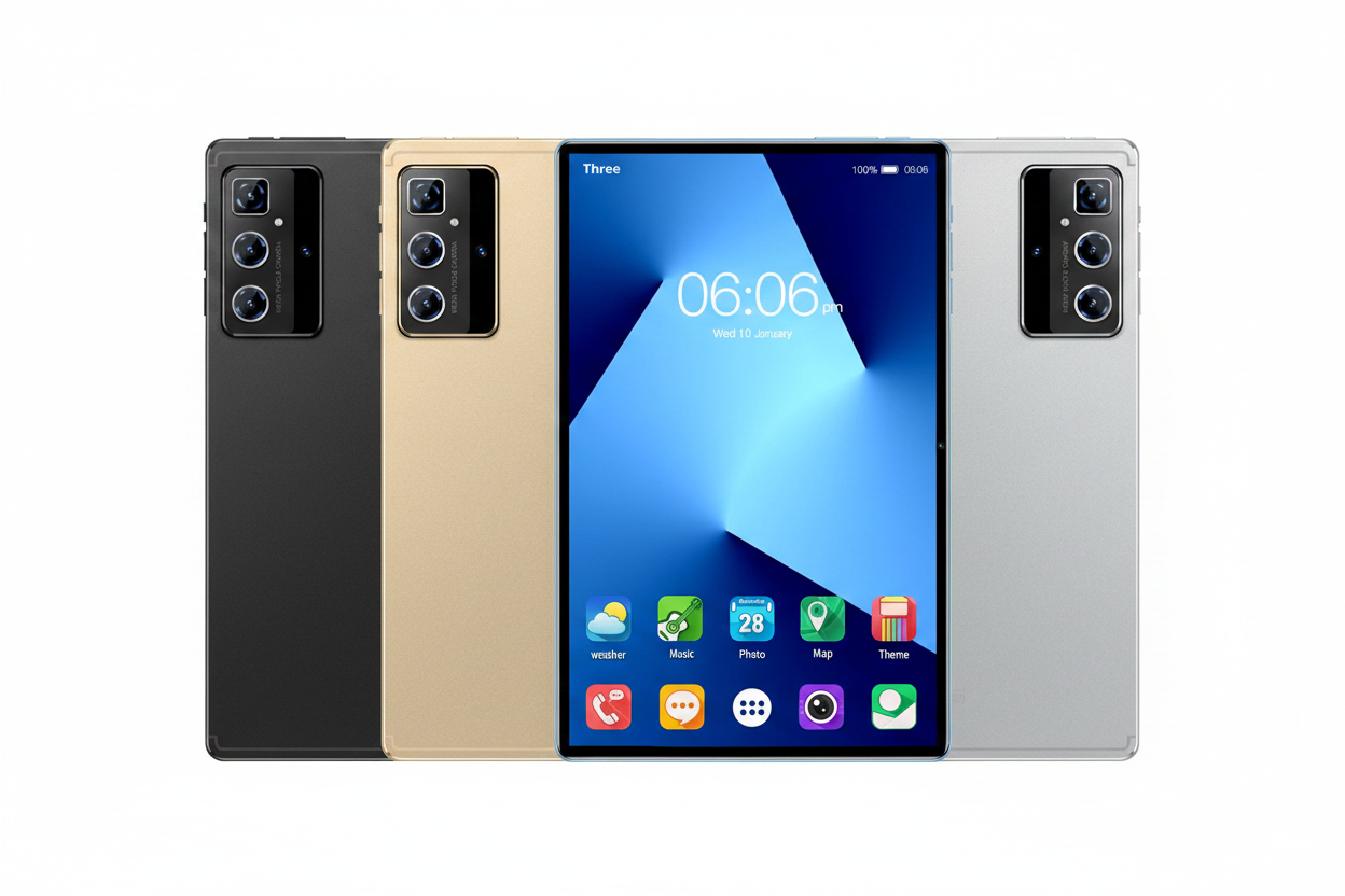 Hero Shot Tablette i17 Pro — 4 coloris