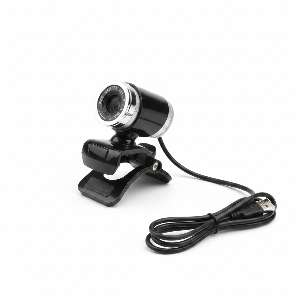 Hero shot Webcam USB 12MP — Black Edition