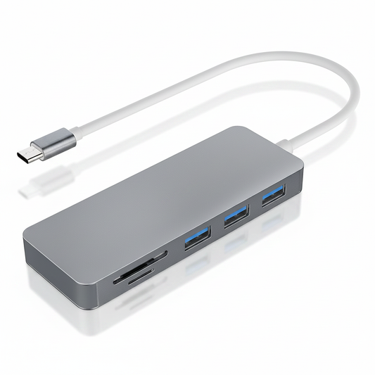 Hub USB 3.0 — connecteurs visibles