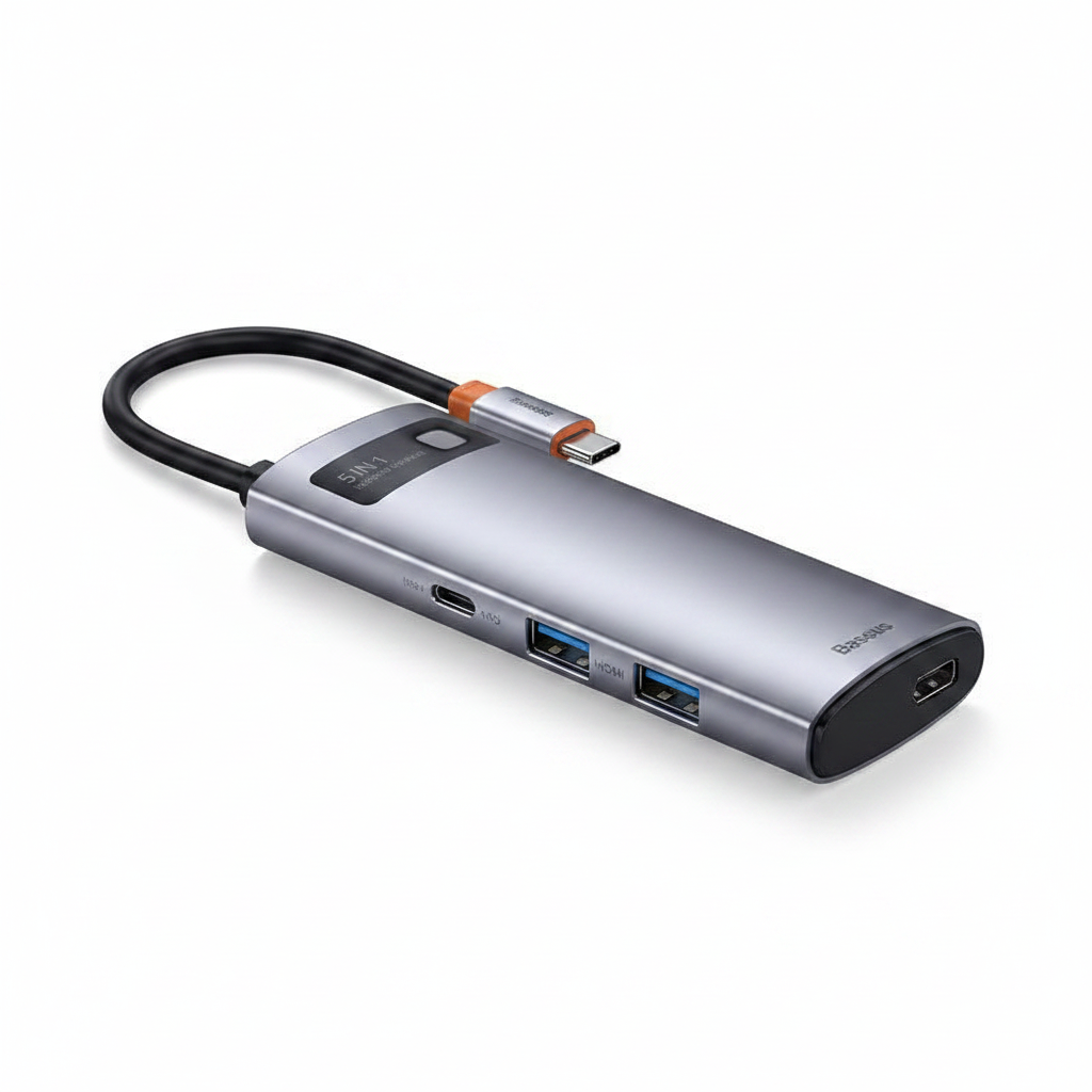 Hub USB-C 5-en-1 Baseus Metal Shimmer