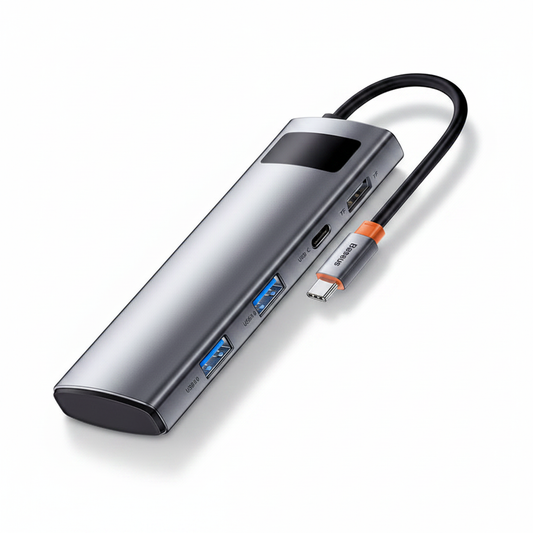 Hub USB-C 7-en-1 Baseus Metal Gleam Hero Shot
