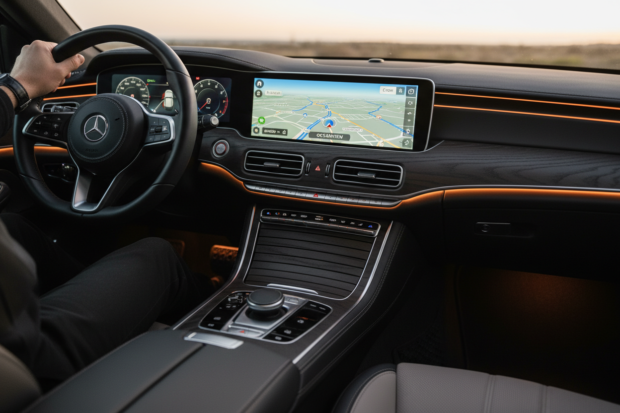 Autoradio CarPlay - Installé dans tableau de bord