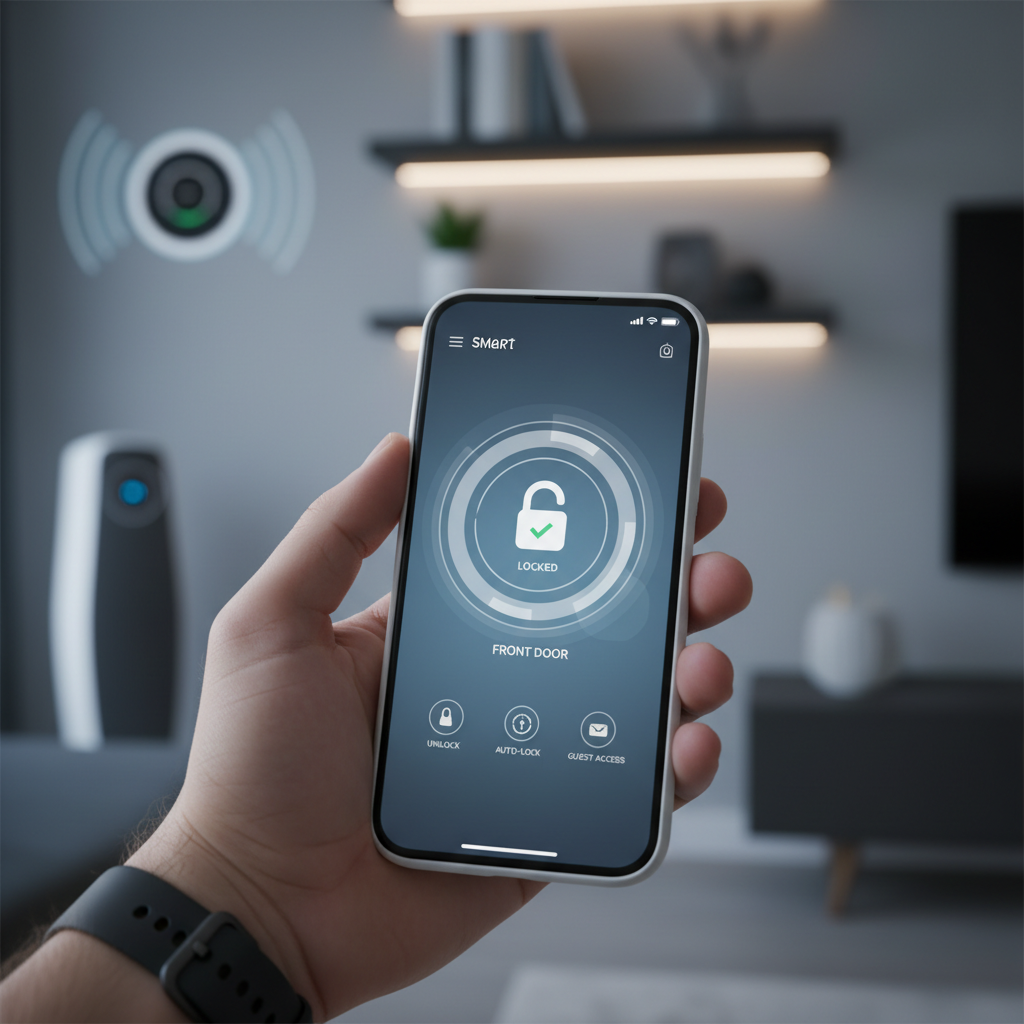 Serrure MOES - Contrôle via smartphone