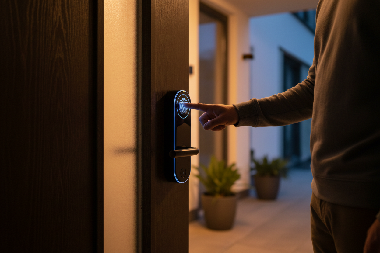 Serrure MOES - Utilisation empreinte digitale