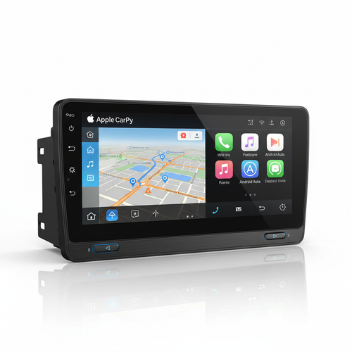 Autoradio CarPlay - Vue produit fond blanc