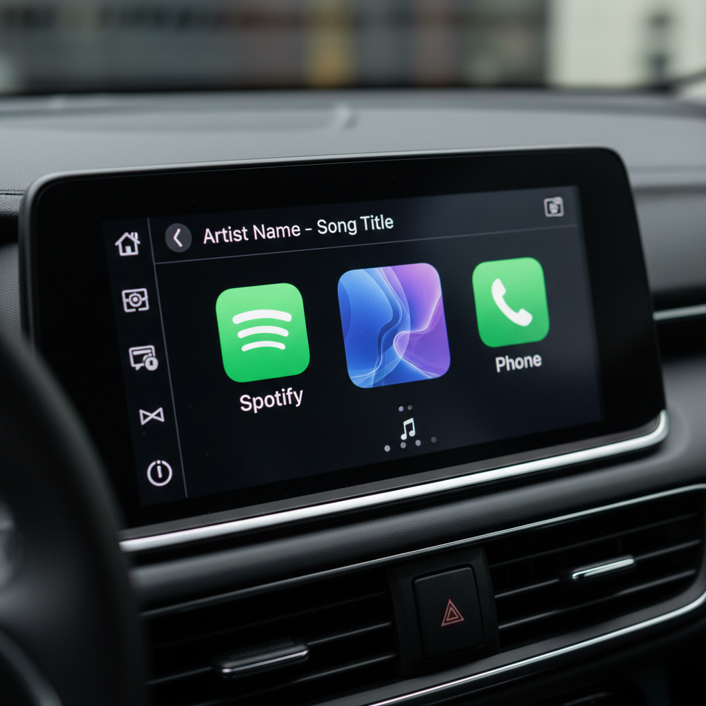 Autoradio CarPlay - Interface écran tactile