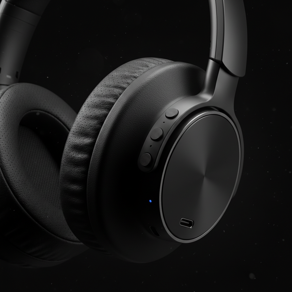 QCY H3S - Détail coussinets et commandes