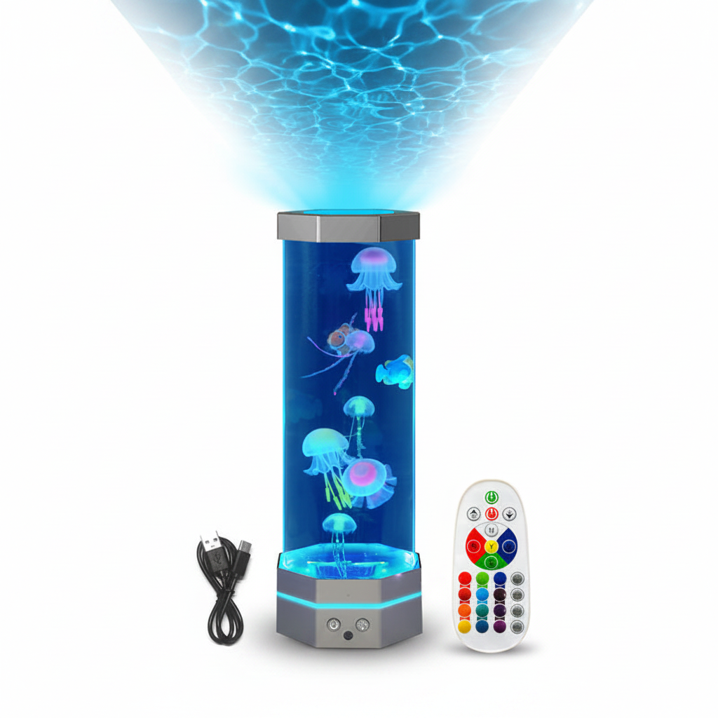 Lampe Aquarium Méduses — Hero Shot
