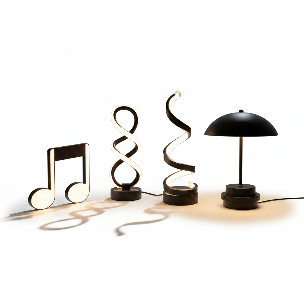 Lampe de Table Créative Style Nordique — Hero Shot
