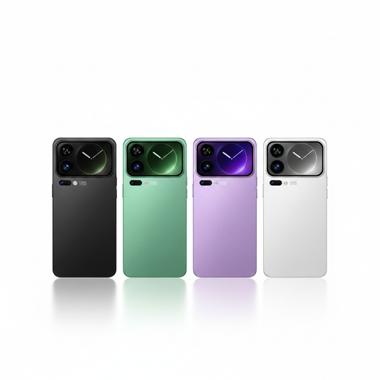 M17 Pro Max — Noir, Vert, Violet & Blanc