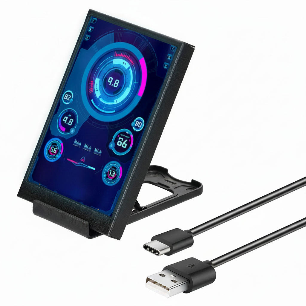 Mini Écran PC Monitoring 3.5" — Hero Shot ombre douce