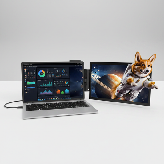 Moniteur Portable 14" — Hero Shot côte à côte