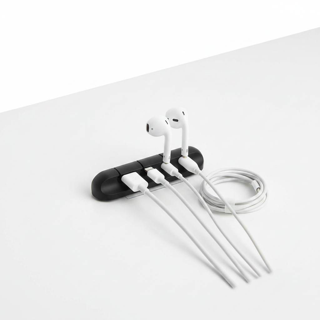 Organisateur Câbles Silicone 3 Clips – Hero Shot
