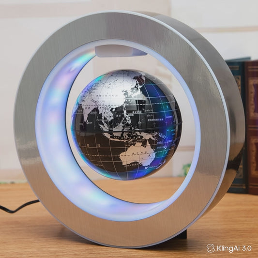 Globe Terrestre LED à Lévitation Magnétique — Décoration Anti-Gravité | 4 Coloris