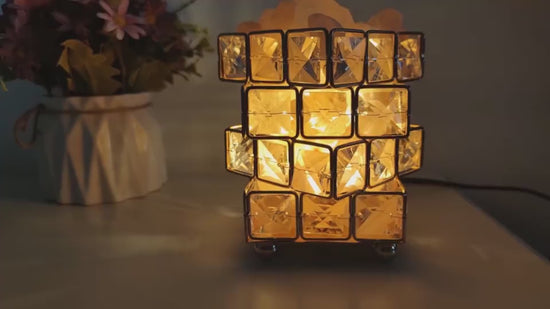 Crystal Rose Salt Table Lamp Himalayan Salt Lamp I