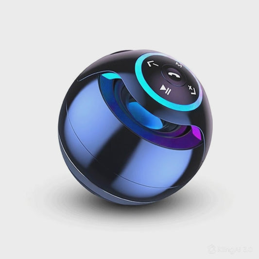 Mini Enceinte Bluetooth Portable — Lumières LED & Bass Boost | 4 Coloris