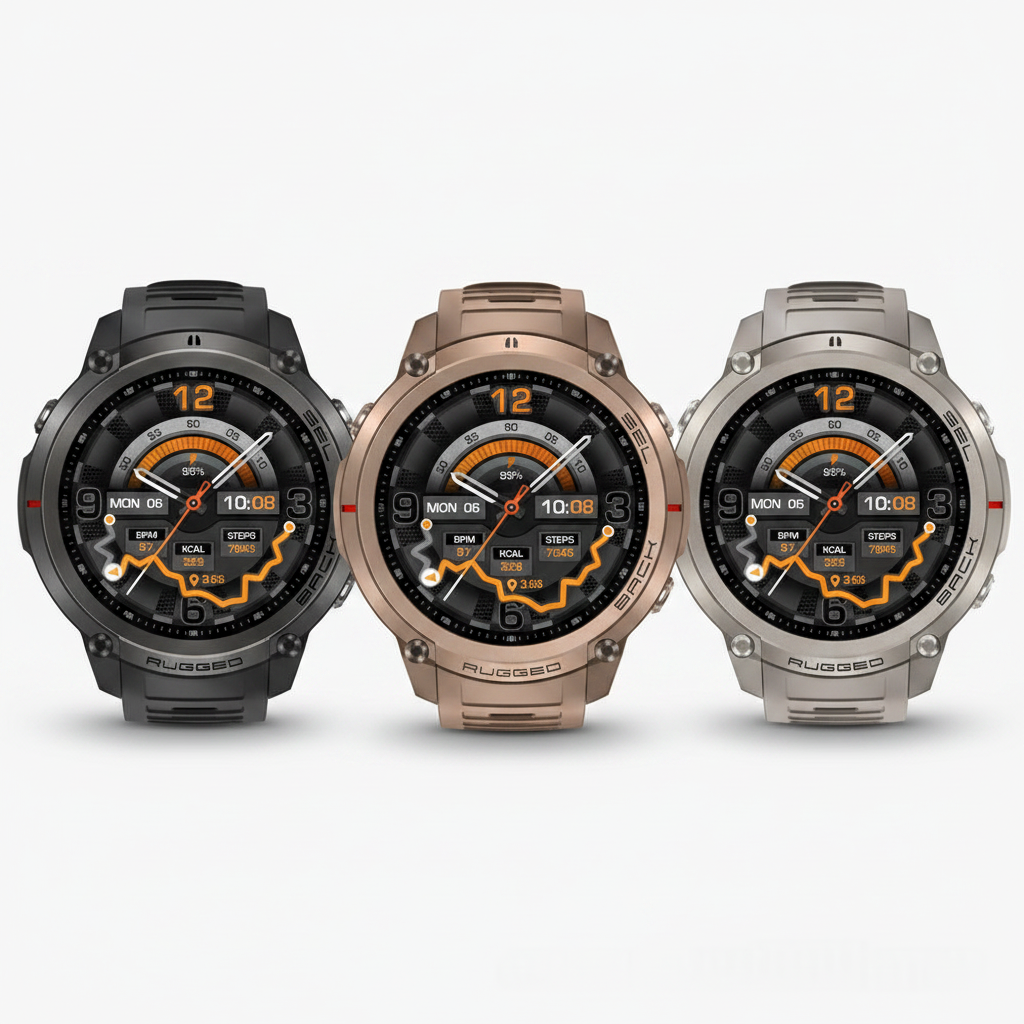 Smartwatch AMOLED GPS Offline — Hero Shot