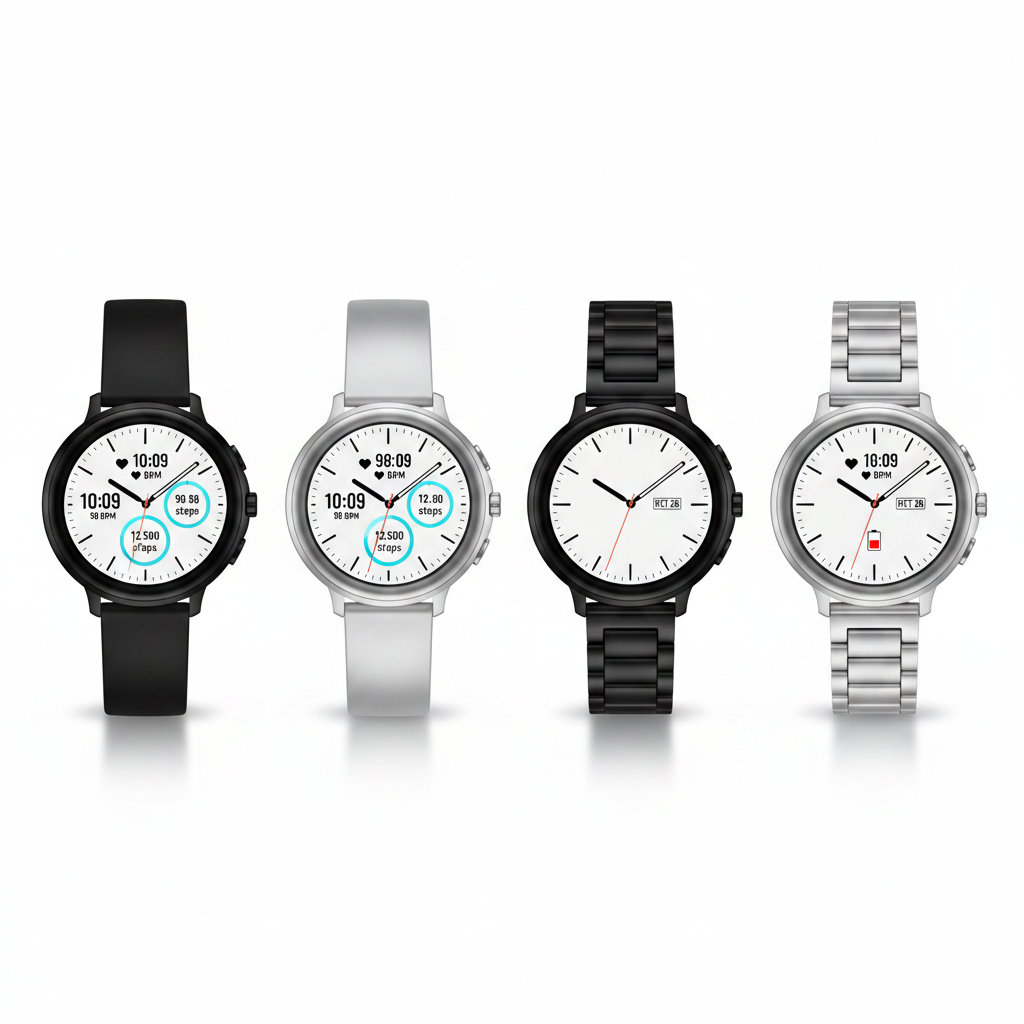 SmartWatch Premium — 4 styles