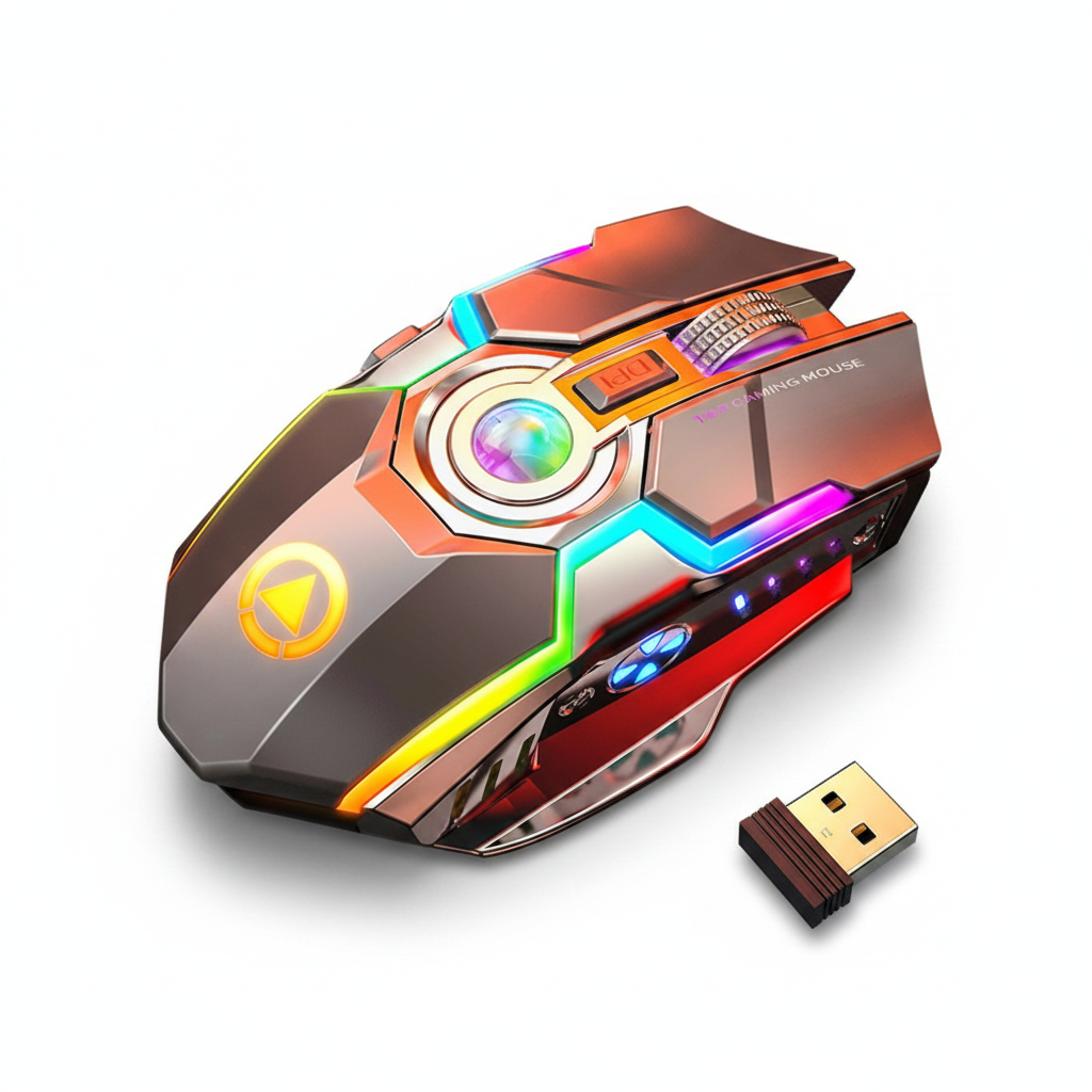 Souris Gaming RGB Chromée Hero Shot