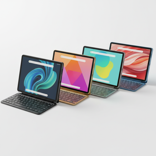 Tablette Android 14 10.1" — Hero Shot 4 coloris